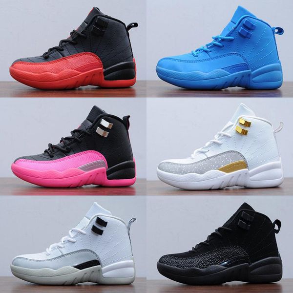 new boys girls jumpman 12 12s kids retro shoes childrens gym red pink and white purple french blue toddlers birthday gift, Black
new boys girls jumpman 12 12s kids retro shoes childrens gym red pink and white purple french blue toddlers birthday gift, Black