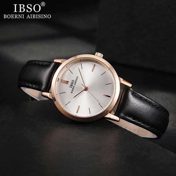 ibso brand women's watch quartz wristwatch 8mm ultra thin leather strap quartz clock hours ladies simple relogio masculino, Slivery;brown
ibso brand women's watch quartz wristwatch 8mm ultra thin leather strap quartz clock hours ladies simple relogio masculino, Slivery;brown