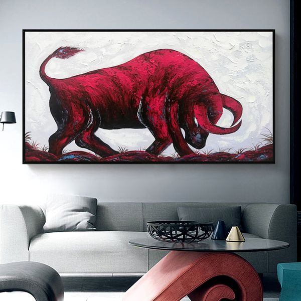 hand-painted abstract red art cattle decorative oil painting l restaurant club villa office horizontal large hanging painting
hand-painted abstract red art cattle decorative oil painting l restaurant club villa office horizontal large hanging painting
