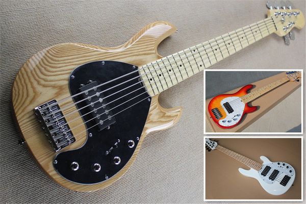 string ray 6 bass guitar white sun excellent basswood ash body maple wood active battery
string ray 6 bass guitar white sun excellent basswood ash body maple wood active battery