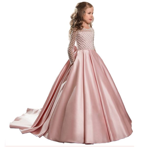 princess girl wedding dress bow round neck performance dress elegant girl evening dress for party birthday kid clothing 4-9 age t200709, Red;yellow
princess girl wedding dress bow round neck performance dress elegant girl evening dress for party birthday kid clothing 4-9 age t200709, Red;yellow