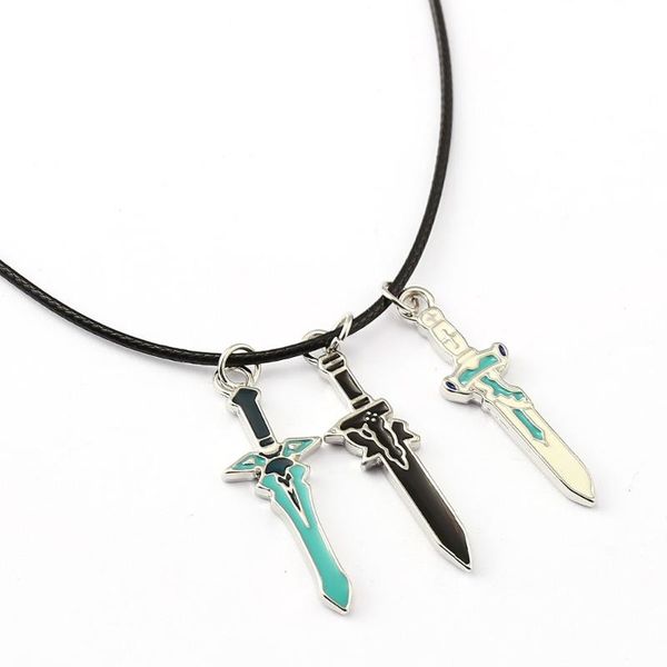 sao sword art online choker necklace elucidator dark repulsor pendant men women gift anime jewelry accessories ys11623, Silver
sao sword art online choker necklace elucidator dark repulsor pendant men women gift anime jewelry accessories ys11623, Silver