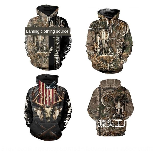 mzfc1 2020 new cool animal deer hunting 3d sweater digital printing camouflage nv wai tao nv wai taocoat wo coathoodie men's and women, Black
mzfc1 2020 new cool animal deer hunting 3d sweater digital printing camouflage nv wai tao nv wai taocoat wo coathoodie men's and women, Black