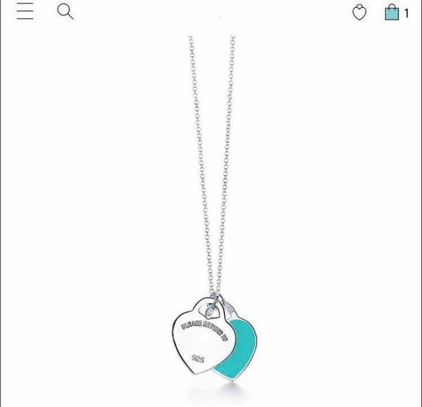 have stamps 925 sterling silver heart designer necklace for lady design womens party wedding engagement luxury jewelry for bride, Black
have stamps 925 sterling silver heart designer necklace for lady design womens party wedding engagement luxury jewelry for bride, Black