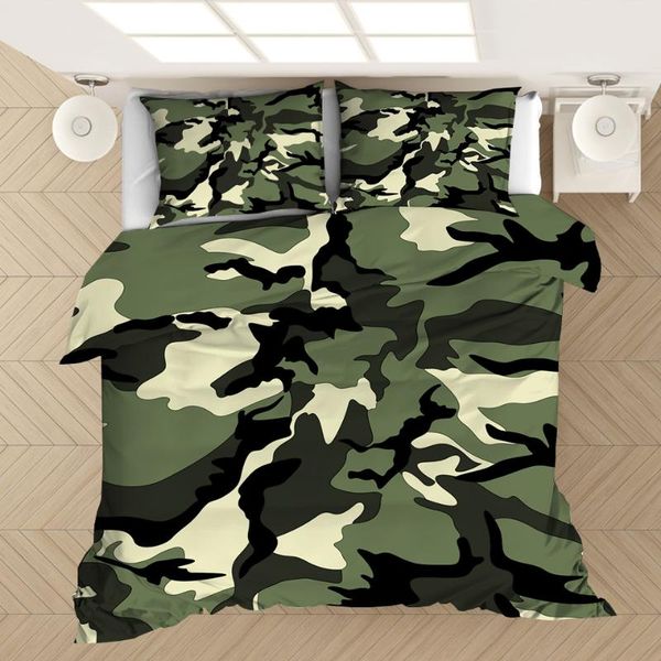 camouflage 3d printed bedding set duvet covers pillowcases comforter bedding set bedclothes bed linen
camouflage 3d printed bedding set duvet covers pillowcases comforter bedding set bedclothes bed linen