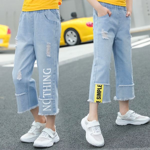 0zhcg girls wide-legged summer 2020 summer and jeans clothing jeans clothes children girls big children foreign style casual loose capri pan, Blue
0zhcg girls wide-legged summer 2020 summer and jeans clothing jeans clothes children girls big children foreign style casual loose capri pan, Blue