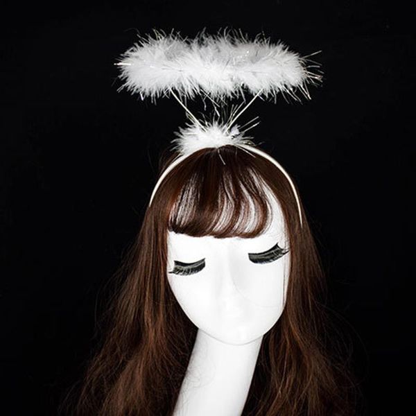 fashion angel garland hair hoop handmade creative fluffy cosplay prop for women girls party hen night decor headwear accessories
fashion angel garland hair hoop handmade creative fluffy cosplay prop for women girls party hen night decor headwear accessories