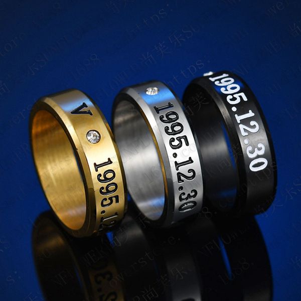 personalized stainless steel engraved name rings men women couple finger ring party wedding jewelry, Golden;silver
personalized stainless steel engraved name rings men women couple finger ring party wedding jewelry, Golden;silver