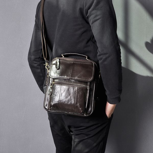 quality leather male fashion casual tote messenger bag design satchel crossbody one shoulder bag 9" tablet pouch for men 038-c
quality leather male fashion casual tote messenger bag design satchel crossbody one shoulder bag 9" tablet pouch for men 038-c