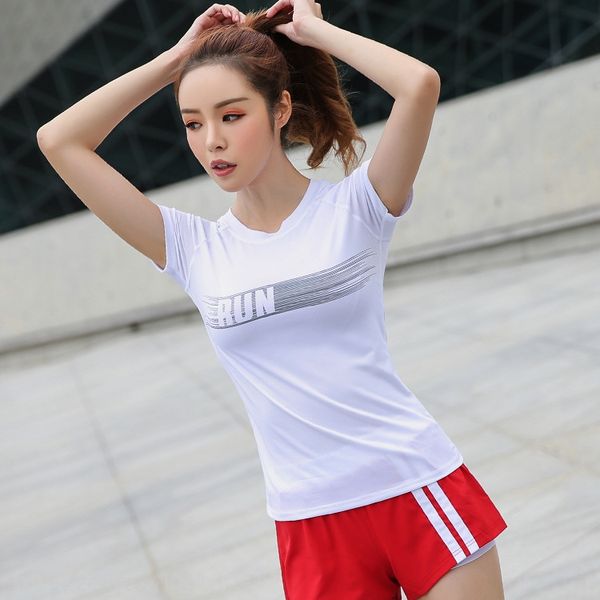 весенние и летние спортивные с короткими рукавами футболки slim fit тренажерный зал работает фитнес-топ t-рубашка женская дышащая сетка быст, Black
весенние и летние спортивные с короткими рукавами футболки slim fit тренажерный зал работает фитнес-топ t-рубашка женская дышащая сетка быст, Black
