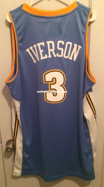 wholesale allen iverson jersey men sewn blue ad #3 t-shirt vest stitched basketball jerseys ncaa, Gray
wholesale allen iverson jersey men sewn blue ad #3 t-shirt vest stitched basketball jerseys ncaa, Gray