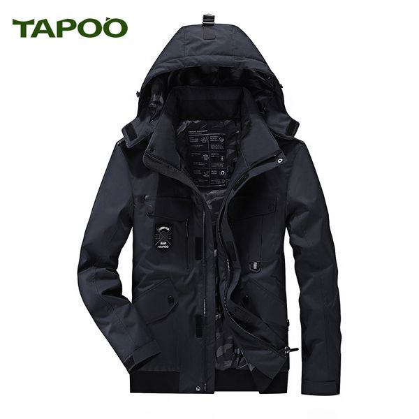 tapoo mens polyester winter jackets thick casual outerwear windproof handsome warm regular parkas and coats hooded 1021, Black
tapoo mens polyester winter jackets thick casual outerwear windproof handsome warm regular parkas and coats hooded 1021, Black