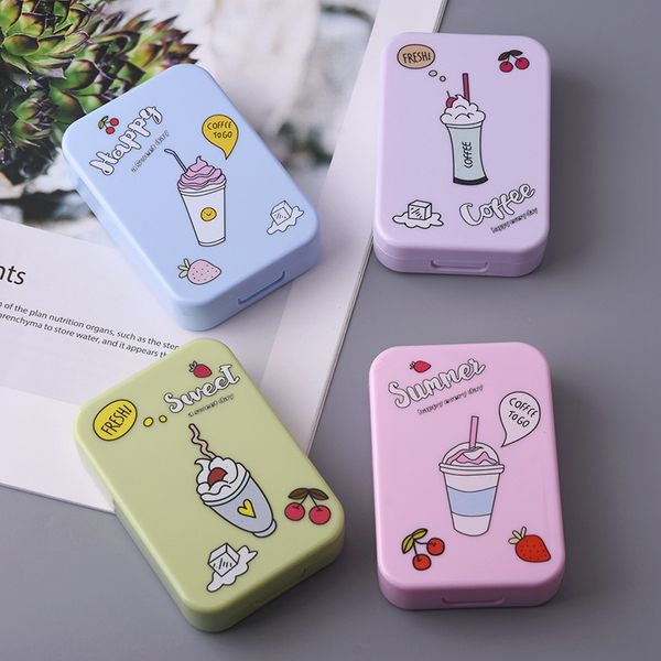 new two-pair cartoon invisible companion glasses glasses duplex cartoon contact lenses companion box duplex box jd035, Blue
new two-pair cartoon invisible companion glasses glasses duplex cartoon contact lenses companion box duplex box jd035, Blue