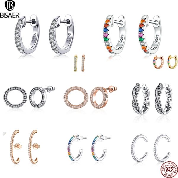 bisaer 925 sterling silver sparkling circle earrings for women 13 simple styles cz earrings jewelry wedding brincos, Golden;silver
bisaer 925 sterling silver sparkling circle earrings for women 13 simple styles cz earrings jewelry wedding brincos, Golden;silver
