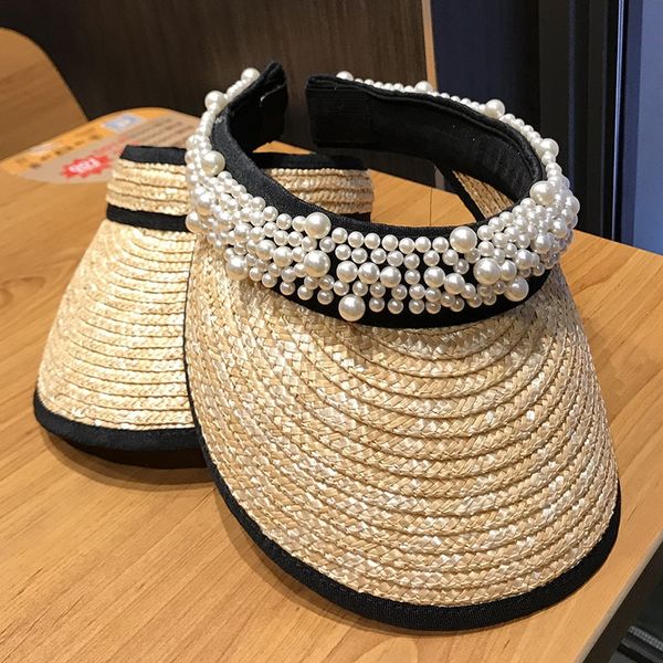 female summer korean fashion baseball straw baseball cap fashion pearl cap sun-proof empty hat all-match sunshade straw hat, Blue;gray
female summer korean fashion baseball straw baseball cap fashion pearl cap sun-proof empty hat all-match sunshade straw hat, Blue;gray