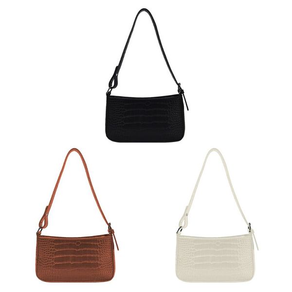 women girl retro underarm pu leather handbag shoulder bag baguette tote purse
women girl retro underarm pu leather handbag shoulder bag baguette tote purse