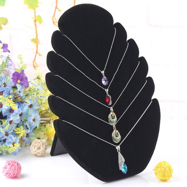 fashion necklace stand jewelry pendants holder display earring case jewelry decoration organizer display showcase frame, Black
fashion necklace stand jewelry pendants holder display earring case jewelry decoration organizer display showcase frame, Black