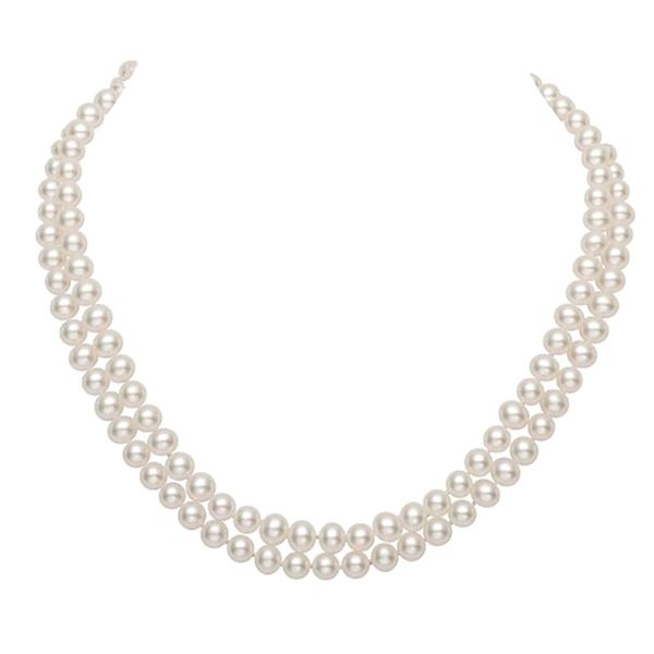 madalena sarara 7-8mm freshwater pearl necklace two rows, the brightest, flawless natural white, Silver
madalena sarara 7-8mm freshwater pearl necklace two rows, the brightest, flawless natural white, Silver