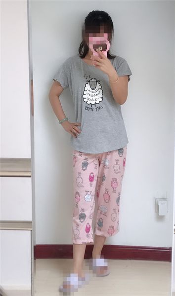 grbva women's girl style thin short-sleeved casual student two-piece suit can be worn outside home shorts pajamas clothes and pajamas c, Blue;red
grbva women's girl style thin short-sleeved casual student two-piece suit can be worn outside home shorts pajamas clothes and pajamas c, Blue;red