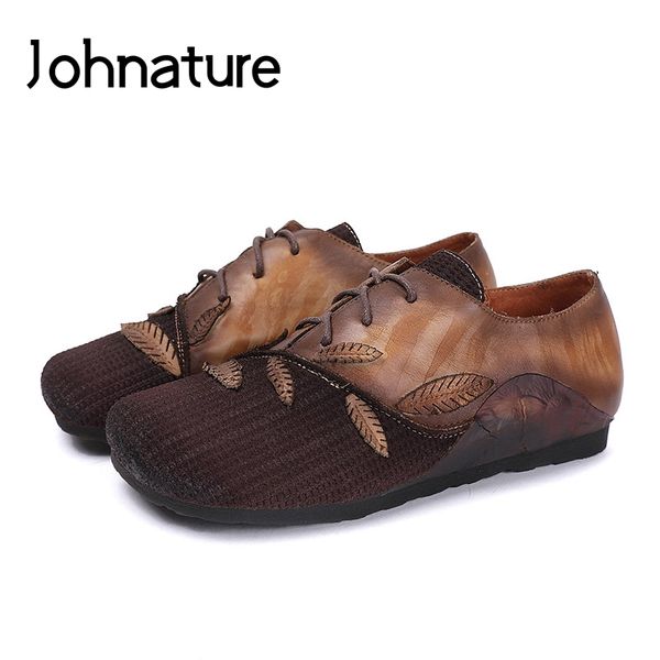 johnature women shoes genuine leather flats mixed colors lace-up round toe 2020 new autumn casual retro slip on shoes for women, Black
johnature women shoes genuine leather flats mixed colors lace-up round toe 2020 new autumn casual retro slip on shoes for women, Black
