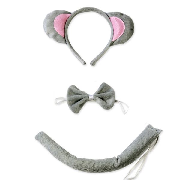 3pcs child animal costume sets cute mouse ears headband bow ties long tail halloween birthday party favors cosplay kit, Slivery;white
3pcs child animal costume sets cute mouse ears headband bow ties long tail halloween birthday party favors cosplay kit, Slivery;white