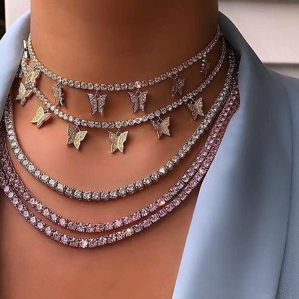 gold filled iced out bling hip hop women charm jewelry geometry heart arrow cz tennis chain with cz butterfly choker necklaces t200113, Silver
gold filled iced out bling hip hop women charm jewelry geometry heart arrow cz tennis chain with cz butterfly choker necklaces t200113, Silver