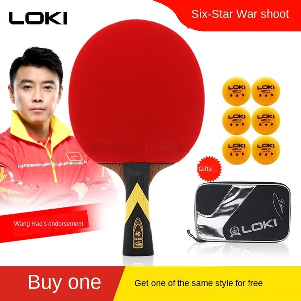 5af4y double ssingle six-star 2 soldiers thor students four-star professional 6 beginners horizontal racket table tennis table tennis ra
5af4y double ssingle six-star 2 soldiers thor students four-star professional 6 beginners horizontal racket table tennis table tennis ra