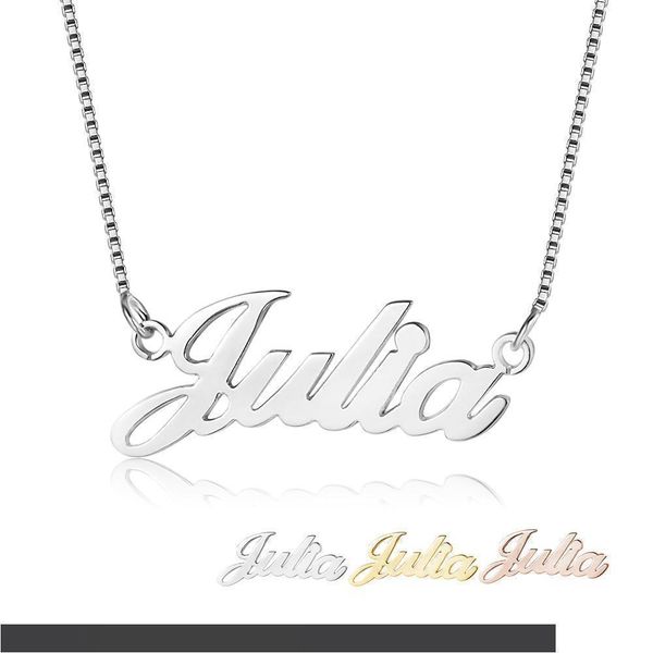Personalized Russian Name Necklace 925 Sterling Silver Pendant Necklace Birthday Gift For Girl Friend Fine Jewelry (NE101640)
Personalized Russian Name Necklace 925 Sterling Silver Pendant Necklace Birthday Gift For Girl Friend Fine Jewelry (NE101640)