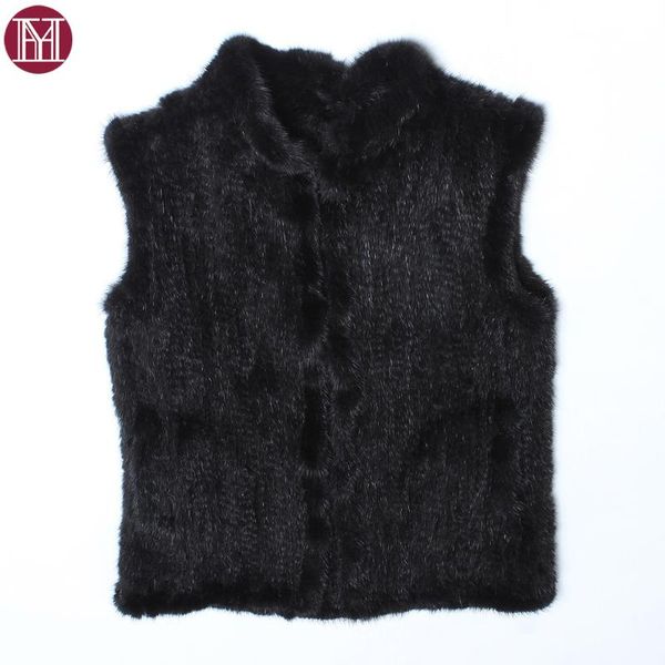 women's fur & faux women 100%natural knitted real vests fashion striped genuine sleeveless jackets lady soft authentic, Black
women's fur & faux women 100%natural knitted real vests fashion striped genuine sleeveless jackets lady soft authentic, Black