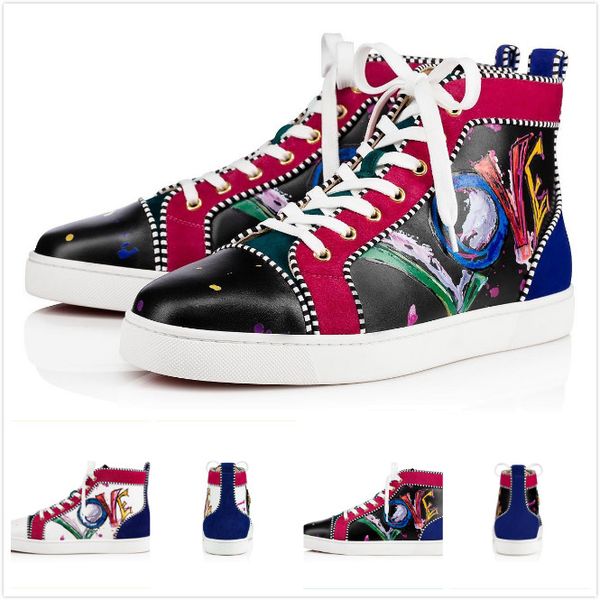 spikes red bottom pik pik studded sneakers shoes women men flat casual red sole autumn winter casual, Black
spikes red bottom pik pik studded sneakers shoes women men flat casual red sole autumn winter casual, Black
