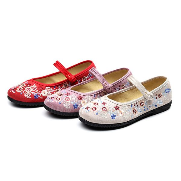 ethnic embroidered soft flat women's shoes chinese clothing shoes beijing dancing, Black
ethnic embroidered soft flat women's shoes chinese clothing shoes beijing dancing, Black