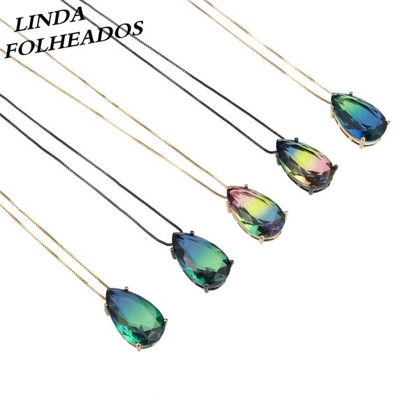 new designed selling water drop gold/black copper cubic zirconia multi colors delicate pendant necklace for women gift, Silver
new designed selling water drop gold/black copper cubic zirconia multi colors delicate pendant necklace for women gift, Silver