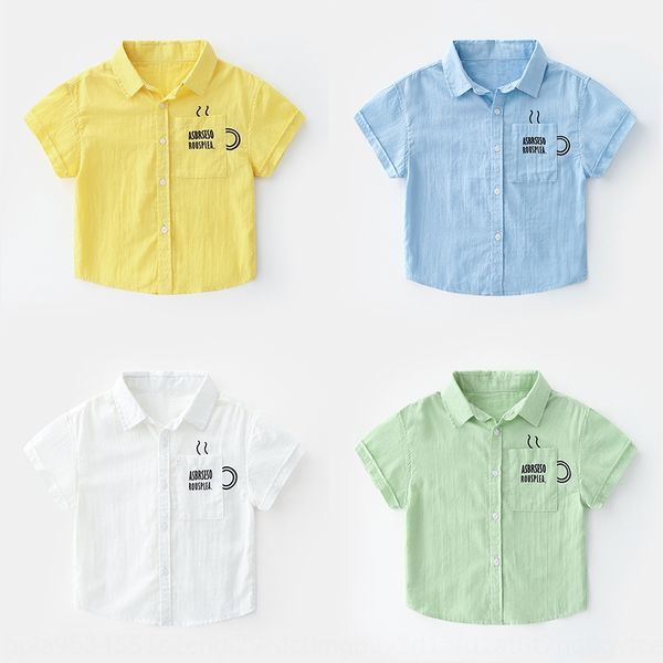 boys' short sleeve 2020 new baby pure cotton shirt boys' letter solid color shirt children's top, White;black
boys' short sleeve 2020 new baby pure cotton shirt boys' letter solid color shirt children's top, White;black