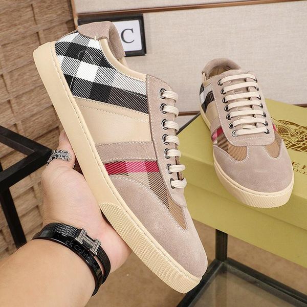 vintage check and leather sneakers fashion men shoes lightweight luxury shoes plus size casual lace -up men shoes fast delivery, Black
vintage check and leather sneakers fashion men shoes lightweight luxury shoes plus size casual lace -up men shoes fast delivery, Black