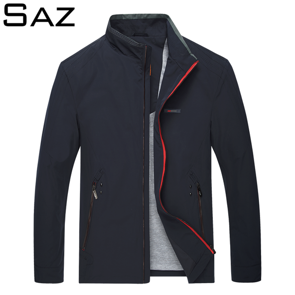 saz quality casual jacket men spring autumn outerwear mandarin sportswear mens jackets for male coats, Black;brown
saz quality casual jacket men spring autumn outerwear mandarin sportswear mens jackets for male coats, Black;brown