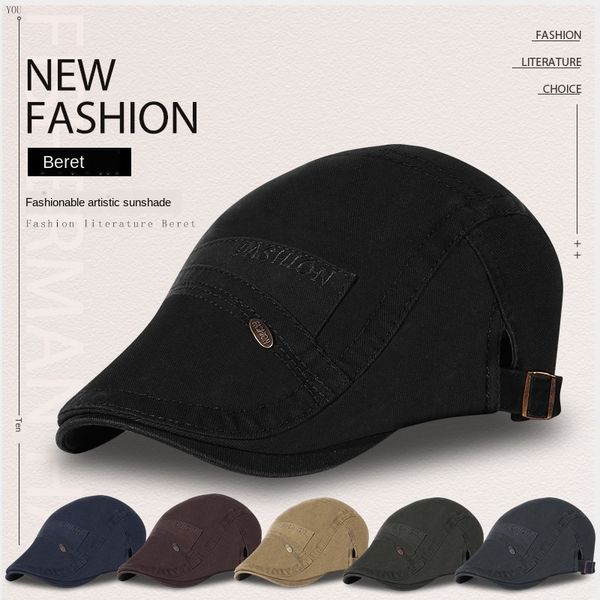 cotton hat british style beret solid color duck tongue forward cap male and female korean painter beret tide, Blue;gray
cotton hat british style beret solid color duck tongue forward cap male and female korean painter beret tide, Blue;gray