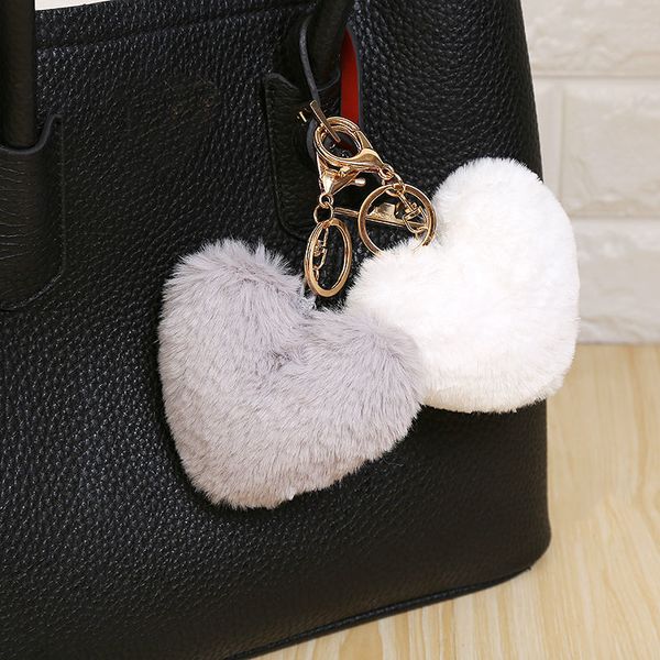 10 cm fluffy fur pompom keychain soft lovely heart shape pompon faux bunny rabbit fur pom poms ball car handbag key ring gift, Silver
10 cm fluffy fur pompom keychain soft lovely heart shape pompon faux bunny rabbit fur pom poms ball car handbag key ring gift, Silver
