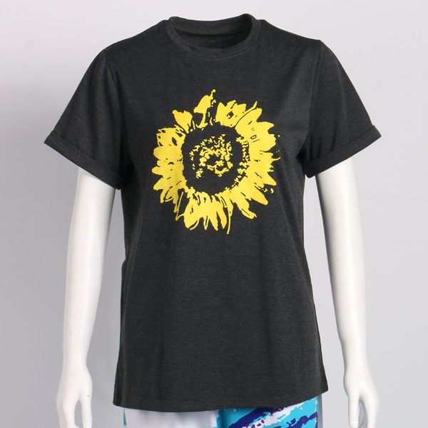 summer women flower graphic loose t-shirt cute short sleeve sunflower graphic tee for young ladies, White
summer women flower graphic loose t-shirt cute short sleeve sunflower graphic tee for young ladies, White