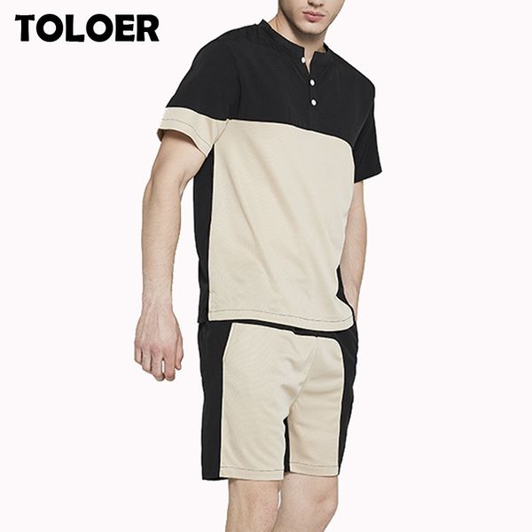 summer sport suit men's sets t shirt+shorts two pieces sets casual tracksuit o-neck patchwork sportswear sweatsuit tracksuit men, Gray
summer sport suit men's sets t shirt+shorts two pieces sets casual tracksuit o-neck patchwork sportswear sweatsuit tracksuit men, Gray