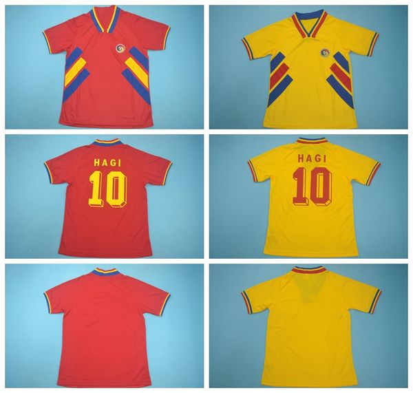 1994 vinatge romania retro soccer jersey 10 hagi 6 chiriches 10 maxim team color red yellow breathable football shirt kits size s-xxl, Black;yellow
1994 vinatge romania retro soccer jersey 10 hagi 6 chiriches 10 maxim team color red yellow breathable football shirt kits size s-xxl, Black;yellow