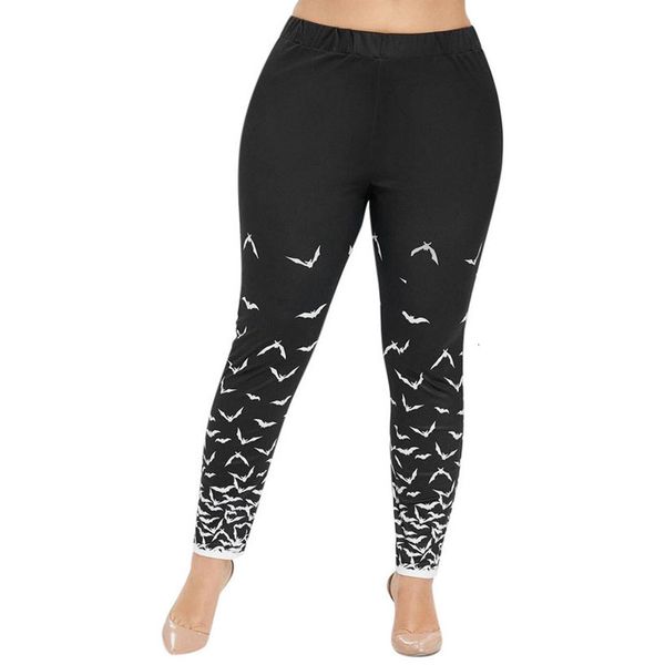 fashion plus size womens legging funny bat halloween print elastic high waist casual pants legging womens trousers, Black
fashion plus size womens legging funny bat halloween print elastic high waist casual pants legging womens trousers, Black