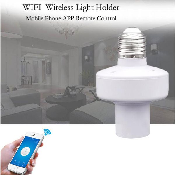 lamp holders & lamps bases, smart wifi bulb socket e27 light bulbs adapter wireless intelligent control holder compatible with alexa google
lamp holders & lamps bases, smart wifi bulb socket e27 light bulbs adapter wireless intelligent control holder compatible with alexa google