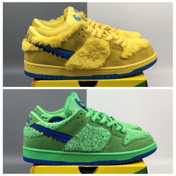 2020 new grateful dead x sb dunk low running shoes mens women yellow green bears pack zipper skateboarding sneakers size 36-46, Black
2020 new grateful dead x sb dunk low running shoes mens women yellow green bears pack zipper skateboarding sneakers size 36-46, Black