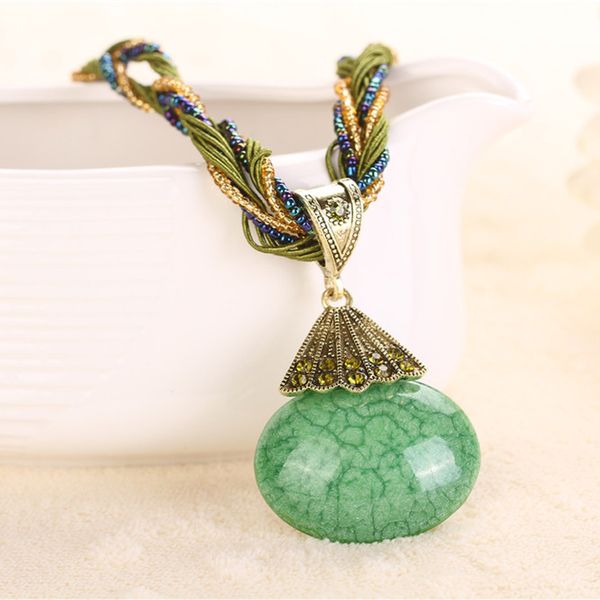 elifashion retro bohemia style necklace multilayer beads chain crystal grain peacock shape resin pendant necklace in fashion, Silver
elifashion retro bohemia style necklace multilayer beads chain crystal grain peacock shape resin pendant necklace in fashion, Silver