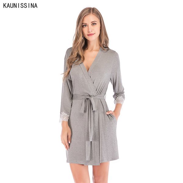 women sleepwear robes night robe solid v-neck long sleeve lace trim pocket bathrobe dressing gown kimono dressing gown, Black;red
women sleepwear robes night robe solid v-neck long sleeve lace trim pocket bathrobe dressing gown kimono dressing gown, Black;red
