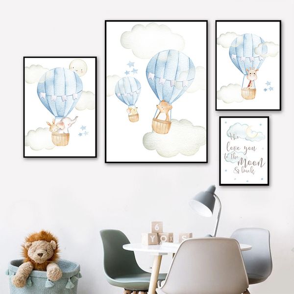 blue balloon canvas wall poster rabbit elephant baby animals print cloud nursery wall art painting boy baby room picture decor
blue balloon canvas wall poster rabbit elephant baby animals print cloud nursery wall art painting boy baby room picture decor