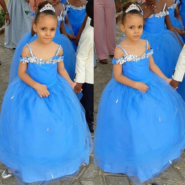 blue spaghetti strap flower girls dresses lace appliques rhinestone sequined kids pageant dress puffy skirt child birthday gowns b105, White;blue
blue spaghetti strap flower girls dresses lace appliques rhinestone sequined kids pageant dress puffy skirt child birthday gowns b105, White;blue