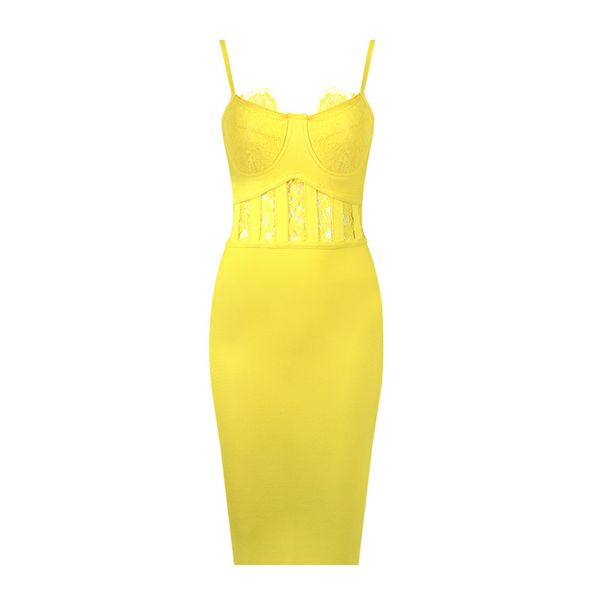 2020 new lace bandage dress women ladies clothes elegant party midi dress summer autumn yellow bodycon vestidos, Black;gray
2020 new lace bandage dress women ladies clothes elegant party midi dress summer autumn yellow bodycon vestidos, Black;gray