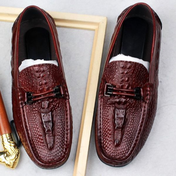 omde mocasines hombre new fashion alligator pattern leather loafers men genuine leather casual shoes breathable man driving shoe, Black
omde mocasines hombre new fashion alligator pattern leather loafers men genuine leather casual shoes breathable man driving shoe, Black