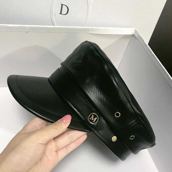 beret female autumn winter hats for women ladies 100% pu leather beret cap boina feminina gorras bone vintage england black t200720, Blue;gray
beret female autumn winter hats for women ladies 100% pu leather beret cap boina feminina gorras bone vintage england black t200720, Blue;gray